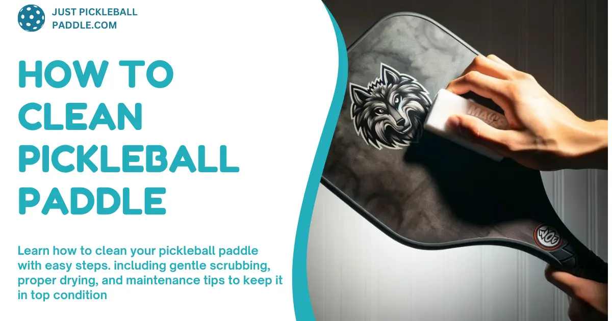 How to Clean Pickleball Paddle